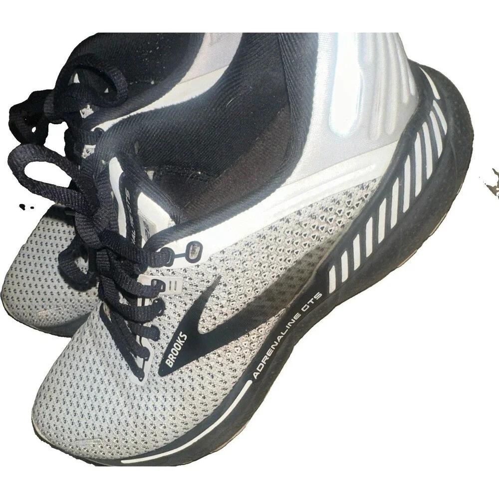Brooks Adrenaline GTS Women’s Running Shoes Gray Black Size 7 B Cushion Support